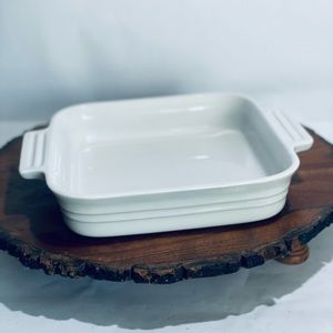 Le Creuset White Square Baking Dish